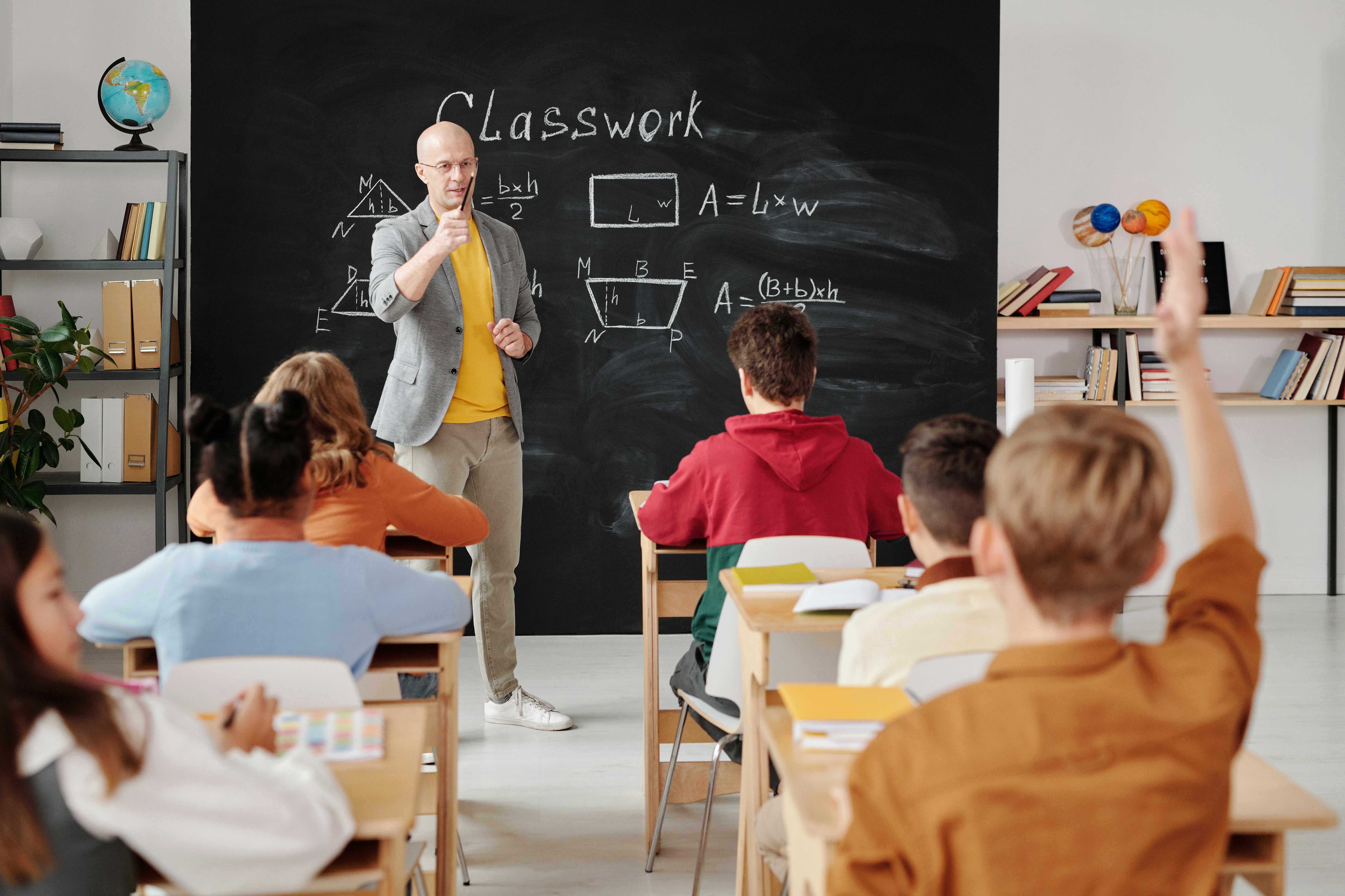 Students learning